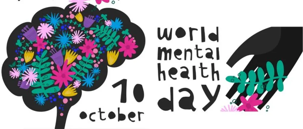 Foto del cartel del dia de la salud mental 10 de octubre